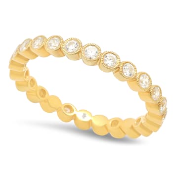 Beverley K 18k Yellow Gold with 24 Round Diamond Eternity Band