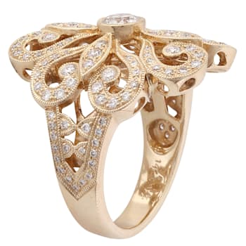 Beverley K Vintage Inspired Gold & Diamond Ring