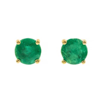 Gin and Grace14K Yellow Gold Natural Zambian Emerald