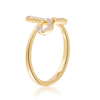 Gin & Grace 10K Yellow Gold Real Diamond Ring (I1)