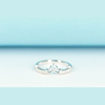 Gin & Grace 18K White Gold Aquamarine & Diamond Ring (I1)