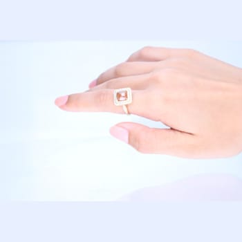 Gin & Grace 14K Yellow Gold Natural Brown and White Diamonds Ring