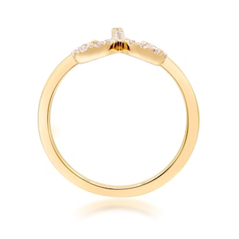 Gin & Grace 10K Yellow Gold Real Diamond Ring (I1)