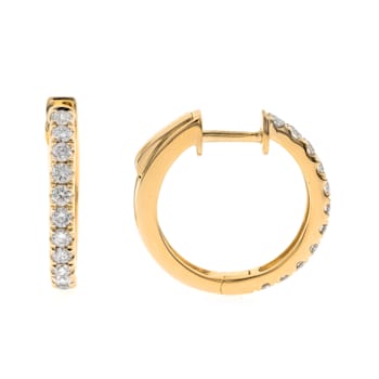 Gin & Grace 14K Yellow Gold Natural Diamond Earring