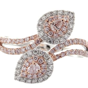 Gin & Grace 18K Gold Natural Pink Diamond (I1) Ring