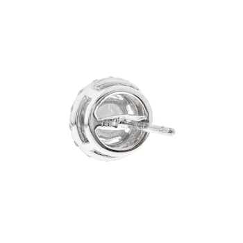 Gin & Grace 14K White Gold Natural Diamond Earring