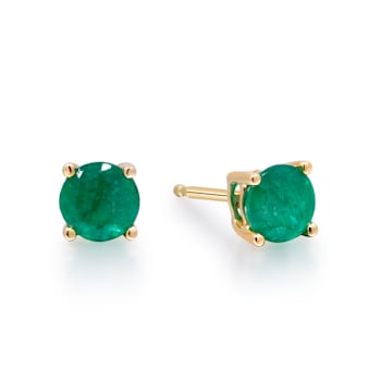 Gin and Grace14K Yellow Gold Natural Zambian Emerald