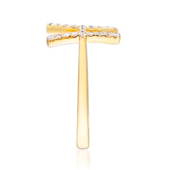 Gin & Grace 10K Yellow Gold Real Diamond Ring (I1)
