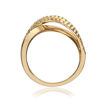 Gin & Grace 14K Yellow Gold Natural White Diamond Ring