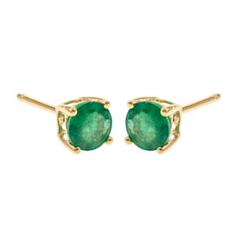 Gin and Grace14K Yellow Gold Natural Zambian Emerald