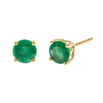 Gin and Grace14K Yellow Gold Natural Zambian Emerald