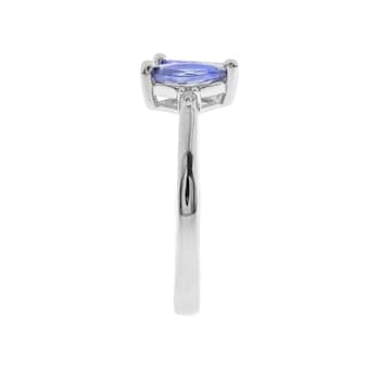 Gin & Grace 925 Sterling Silver Tanzanite & Diamond Ring (I1)