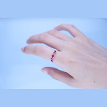 Gin & Grace 10K Yellow Gold Natural Ruby Engagment Ring