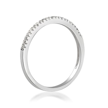 Gin & Grace 14K White Gold Real Diamond (I1) Ring