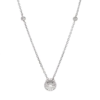 Gin & Grace 14K White Gold Diamond Pendant