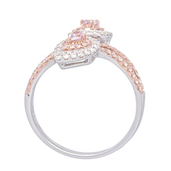 Gin & Grace 18K Gold Natural Pink Diamond (I1) Ring