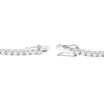 Gin & Grace 14K White Gold Natural White Diamond Bracelet