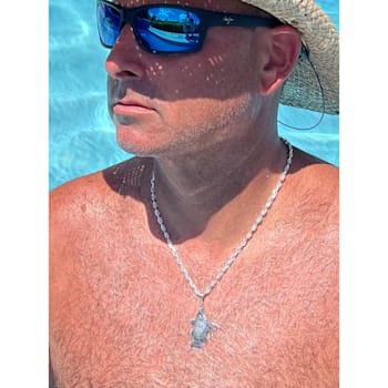 Sterling Silver Hogfish Pendant.