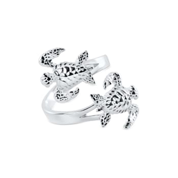 Sterling Silver Sea Turtle Ring.