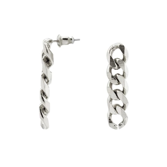 REBL Aria Hypoallergenic Steel Chain Drop Earrings