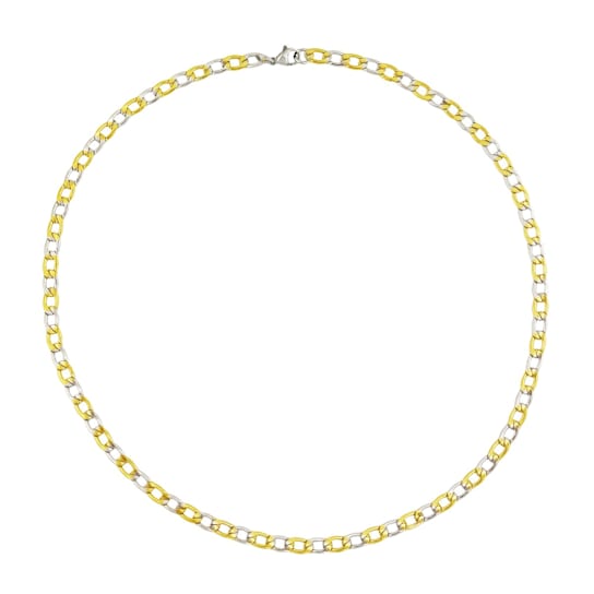 REBL Rue Two Tone Hypoallergenic Steel Necklace