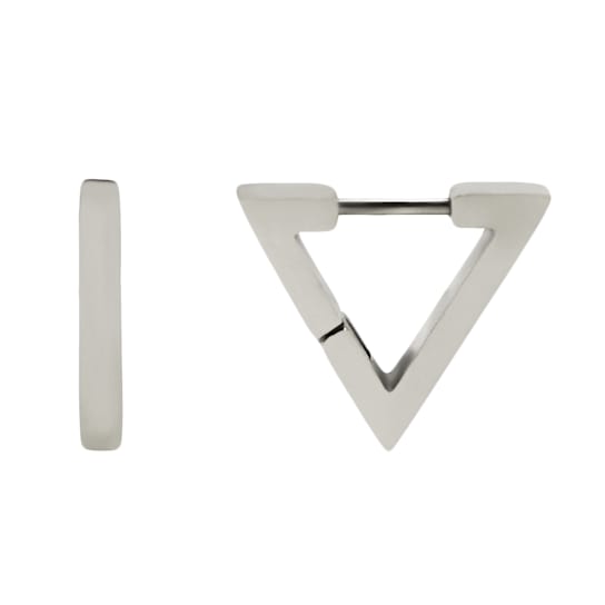 REBL Beau Hypoallergenic Steel Triangle Earrings