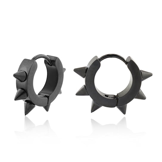 Sinclair Hypoallergenic Gunnmetal Spike Huggies