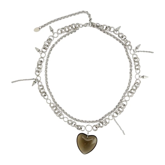 Emory's Hypoallergenic Steel Heart Necklace