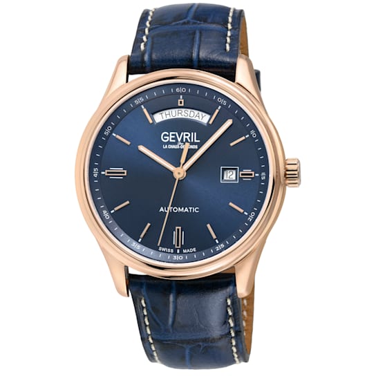 Gevril 48204 Men's Excelsior Swiss Automatic Movement Watch