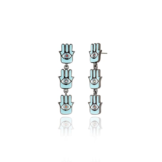 MCL Design Hamsa Drop Earrings