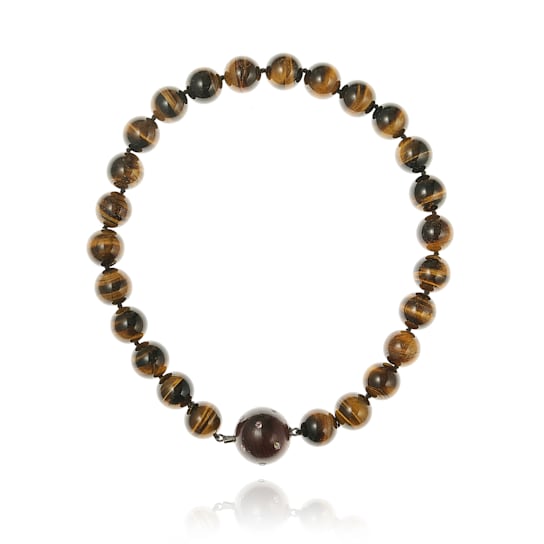MCL Design Sapphire & Tiger Eye Necklace