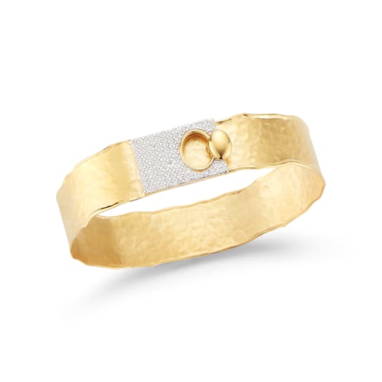 14K Gold 0.62 ct. tw. Diamond Cuff Bracelet