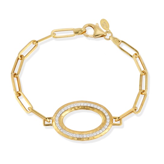 14K Gold 0.42 ct. tw. Open Link Bracelet