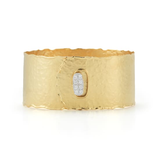 14K Gold 0.44 ct. tw. Diamond Cuff Bracelet