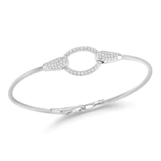 14K Gold 0.52 ct. tw. Diamond Wire Bracelet