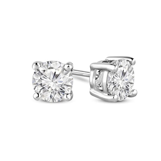 6 Ct 14K Gold IGI Certified Lab Grown Round Shape 4 Prong Diamond Stud
Earrings Friendly Diamonds