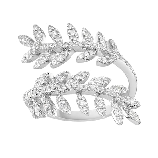 14K White Gold 0.68ct Diamond Ring