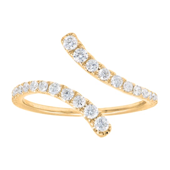 14K Yellow Gold 0.45ct Diamond Ring