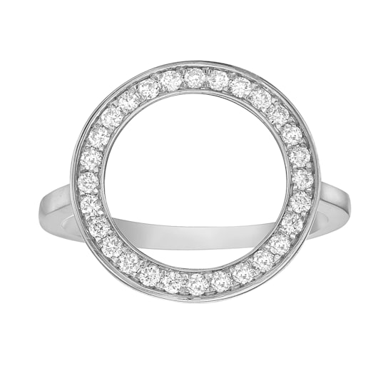 14K White Gold 0.33ct Diamond Ring