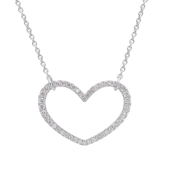 14kW 0.35ct Diamond Pendant With Chain