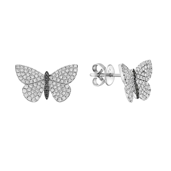 14K White Gold 0.68ct Diamond Earrings