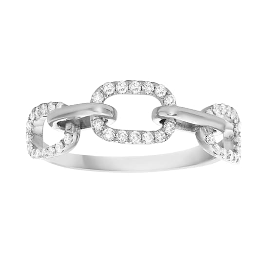 14K White Gold 0.23ct Diamond Ring