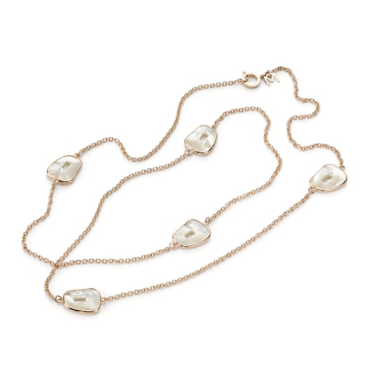 Mattioli Puzzle sautoir necklace in 18-karat rose gold