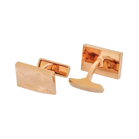 Dunhill Waves Gold Sterling Silver And 18K Gold Plated Cufflinks