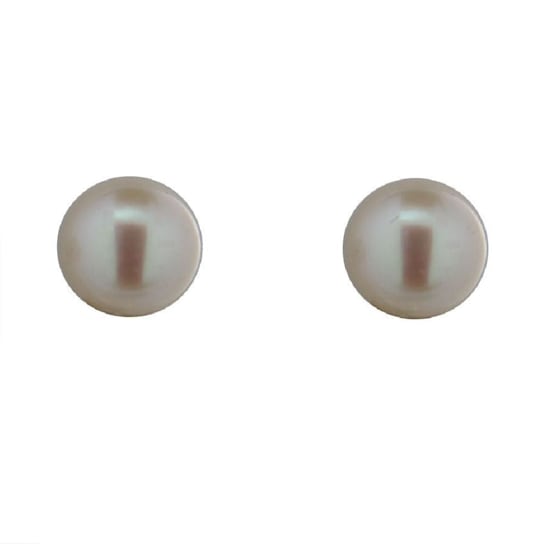 18K Yellow Gold 6mm Cultivated Pearl Screwback Studs Earrings