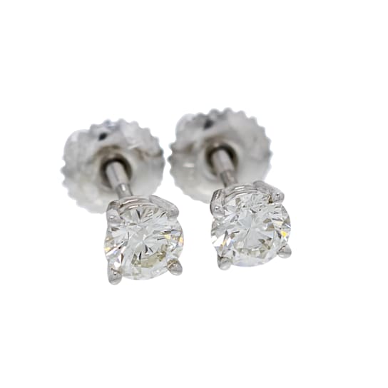 IGI Certified 1.50 Ct. T.W. White Lab-Grown Diamond Stud 14K White Gold Earrings