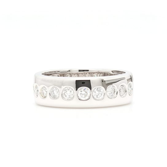 1/2 Ct. T.W. Lab-Grown Diamond Band 14K White Gold