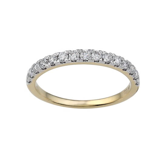 1/2 Ct. T.W. Lab-Grown Diamond 14K Yellow Gold Band