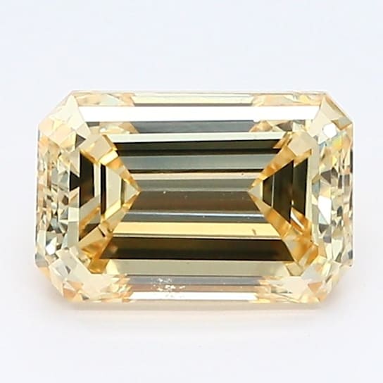1.27ct Intense Yellow Emerald Cut Lab-Grown Diamond VS1 Clarity IGI Certified