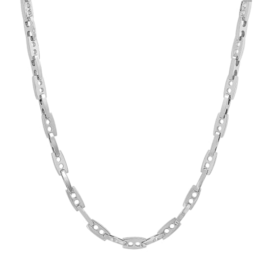 Robert Alton Men's Mariner Link Chain Necklace 2.4mm In Stainless Steel
24 Inch